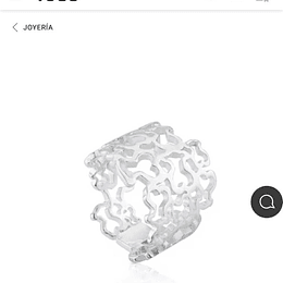 Anillo TOUS plata número 14