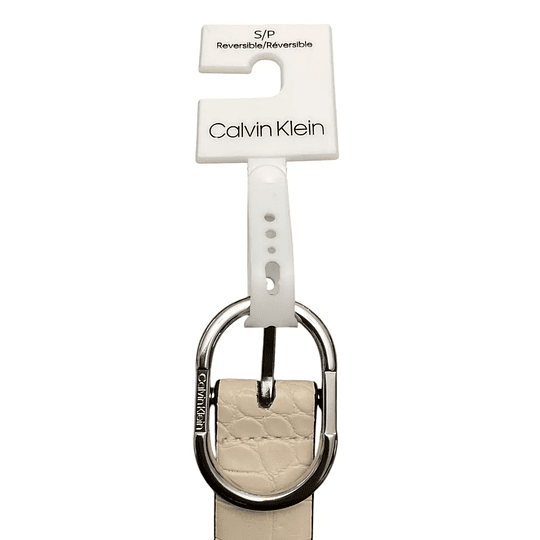 Cinturón mujer  Calvin Klein Talla M Color Blanco