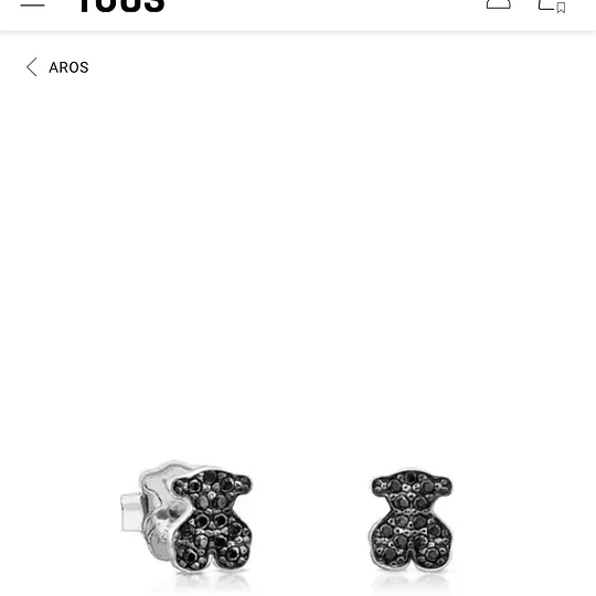 Aros Tous plata y espinela