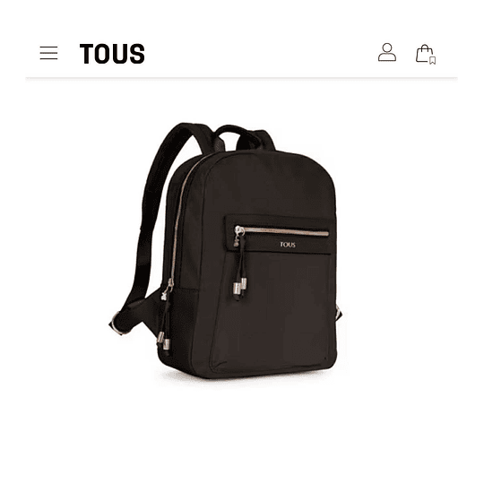 Mochila negra TOUS