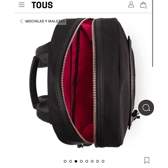 Mochila negra TOUS