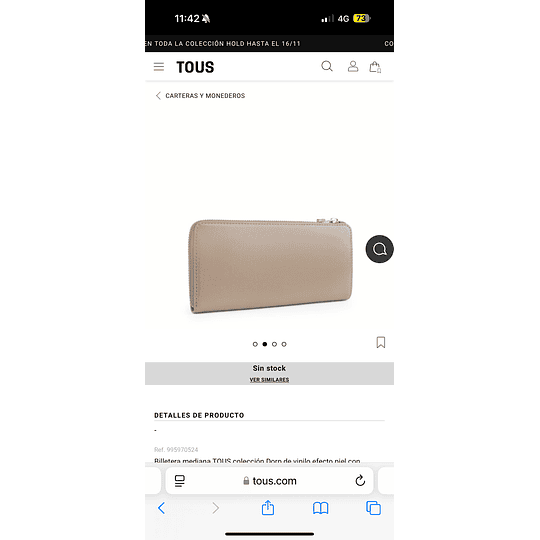 Billetera TOUS 