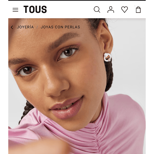 Aros Tous plata y perlas cultivadas 