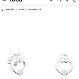 Aros Tous plata y perlas cultivadas 