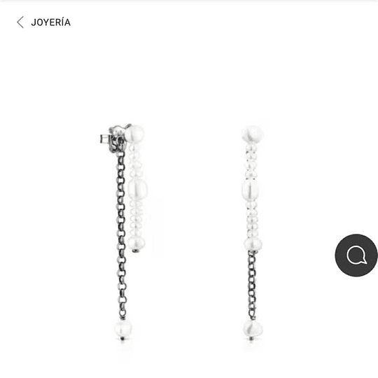 Aros TOUS dobles plata y perlas cultivadas MEGA OFERTA!!!