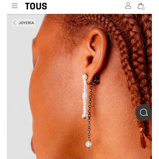 Aros TOUS dobles plata y perlas cultivadas MEGA OFERTA!!!