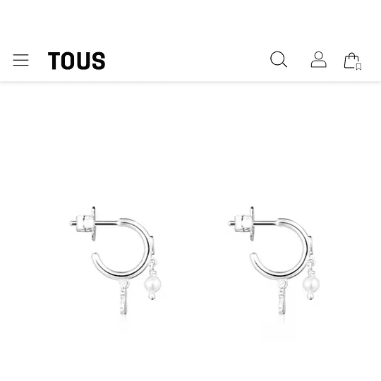 TOUS AROS Cool Joy de plata y perlas
