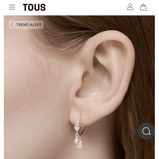 TOUS AROS Cool Joy de plata y perlas