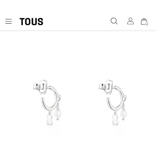 TOUS AROS Cool Joy de plata y perlas