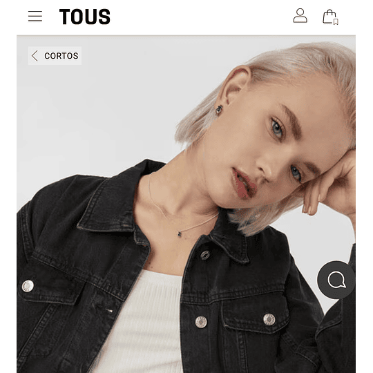 Collar Tous plata y espinela 