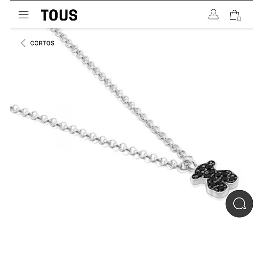 Collar Tous plata y espinela 