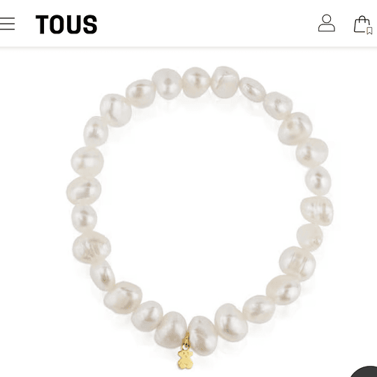 Tous Pulsera Sweet Dolls de Oro y perlas cultivadas 