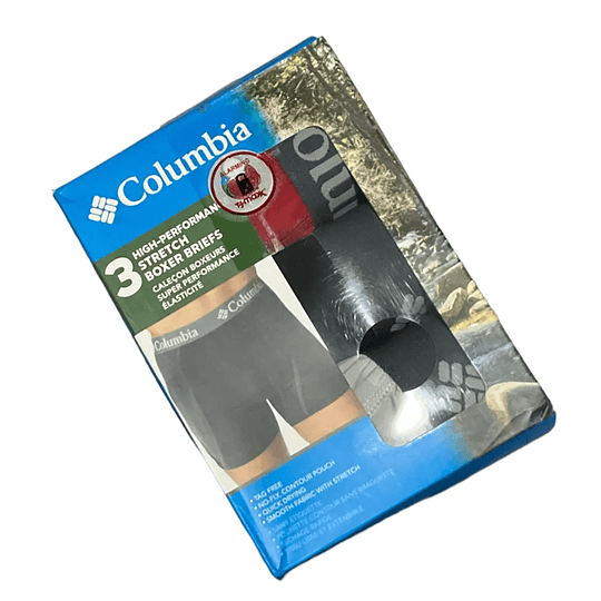 Tripack Bóxer Columbia Talla XL