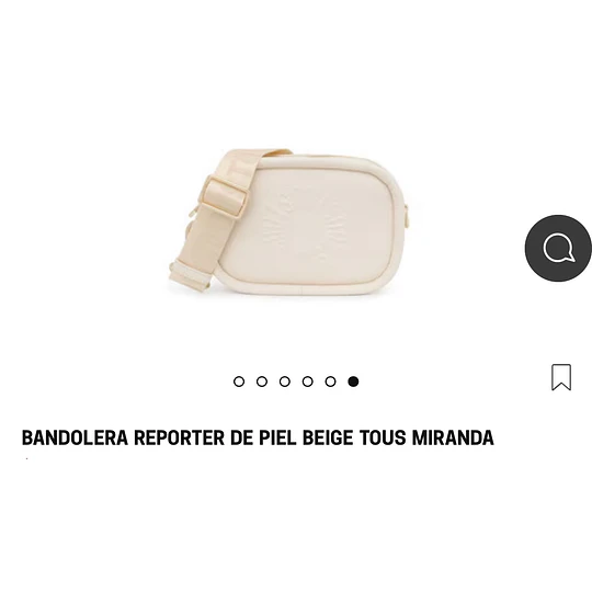 TOUS Miranda 100% cuero