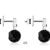Tous aros plata y ónix