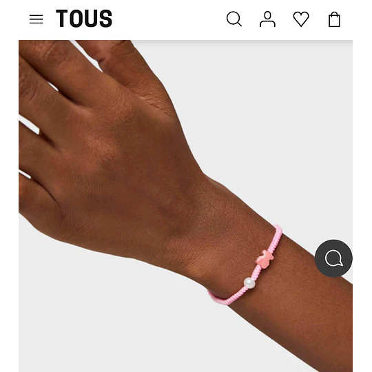 Pulsera Tous rodonita y perlas cultivadas