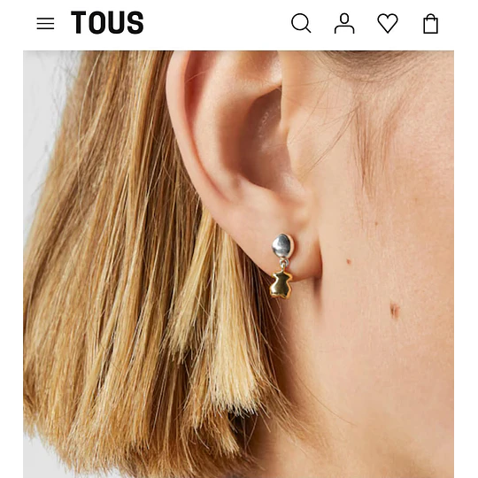 Aroa Tous baño oro 18K y plata 925