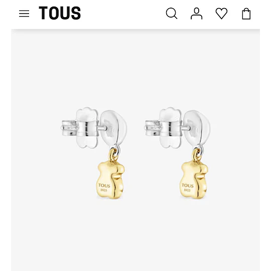 Aroa Tous baño oro 18K y plata 925