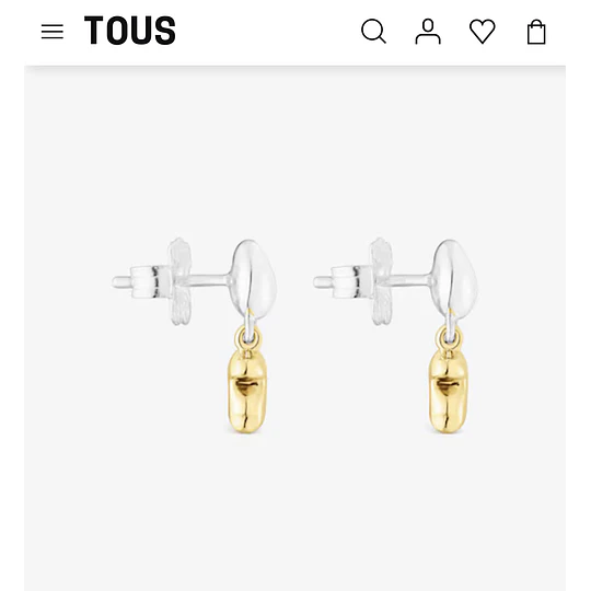 Aroa Tous baño oro 18K y plata 925