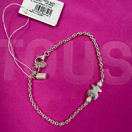Pulsera Tous plata 925 y perlas cultivadas