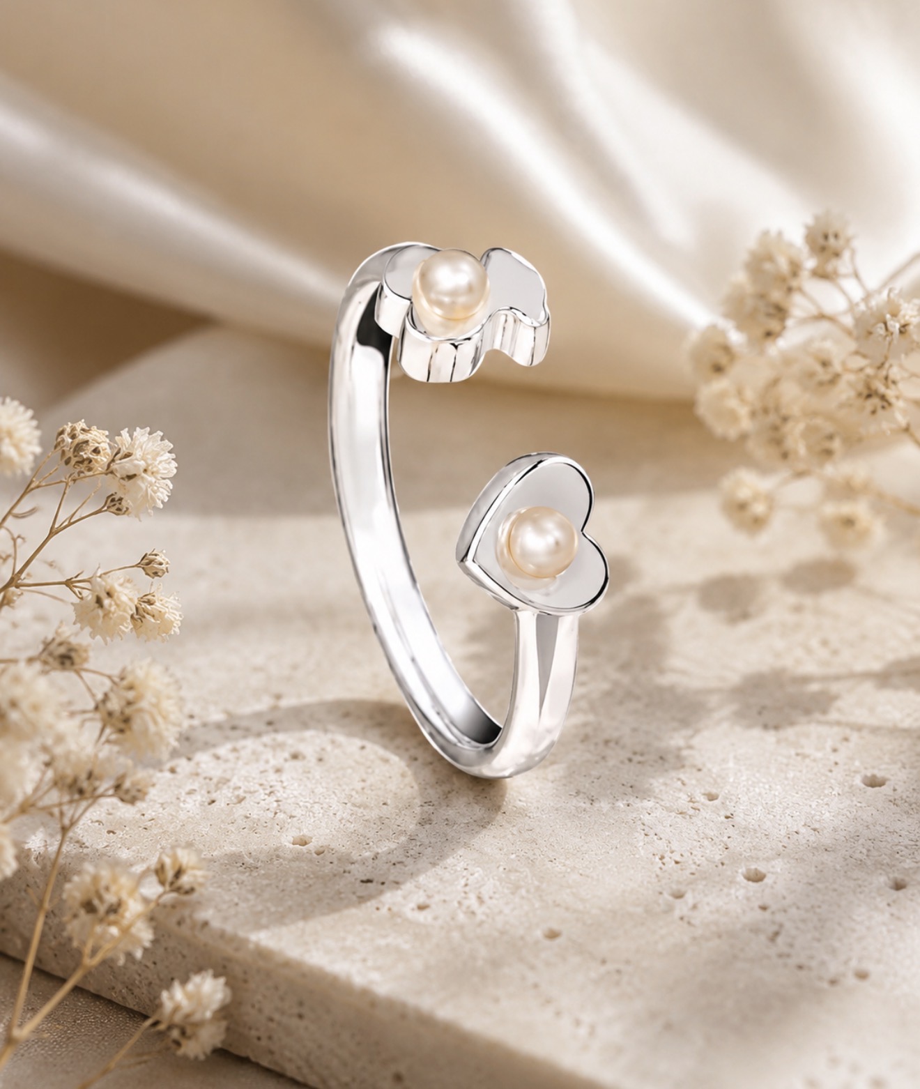 Anillo barra de plata y plata vermeil Virtual Garden Tous
