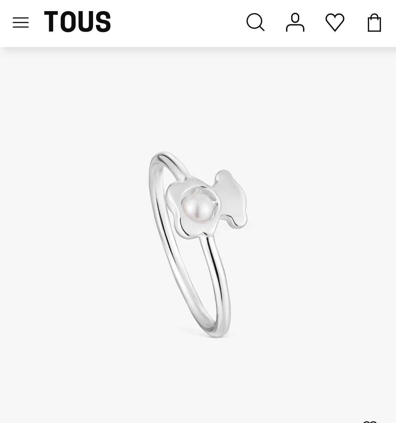 Pendientes de plata y perlas cultivadas TOUS Garden