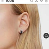 Aros Tous plata 925 y onix