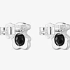 Aros Tous plata 925 y onix