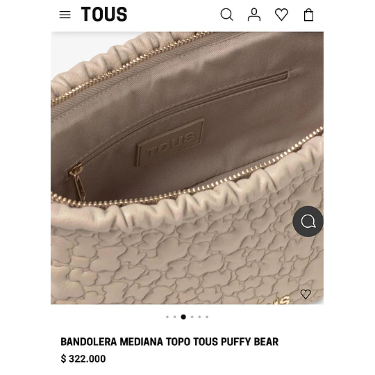 Tous Puffy Bear Topo