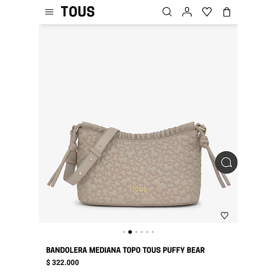 Tous Puffy Bear Topo