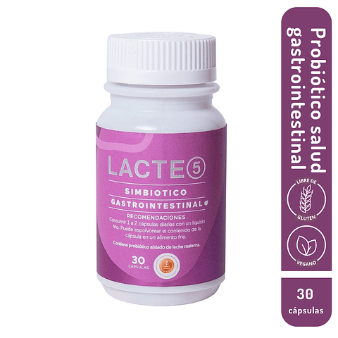 Probiótico Lacte 5 Gastrointestinal en cápsula