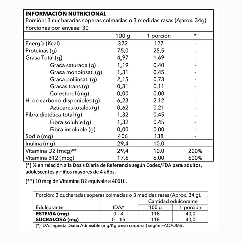 Proteína cookies and cream