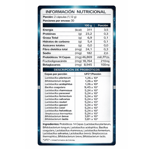Biotics 60 cápsulas FNL