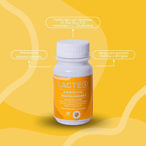 Probiótico Lacte 5 Gastro Inmune en cápsula