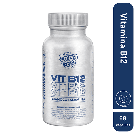 Vitamina B12 The Good Vegan En Cápsulas
