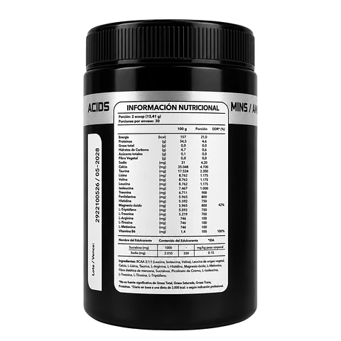 Amino Bestial FNL Berries 400 g – 30 Porciones