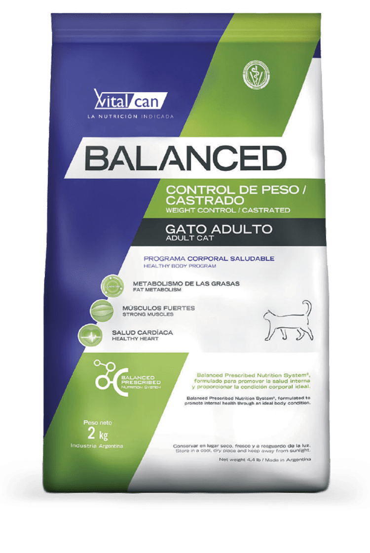 Balanced Gato Control Peso – Castrado 7,5 kg