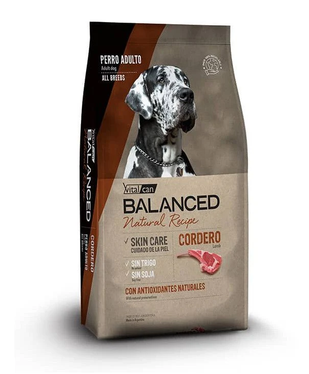 Balanced Natural Recipe Cordero 15kg