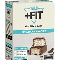 Caja con 5 barritas Wild Fit Coco Keto