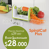 SPIRALCAT PLUS- ESPIRALIZADOR DE VERDURAS Y FRUTAS