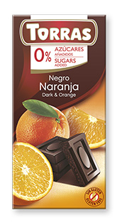 Chocolate 0% Azúcar Naranja