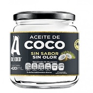 Aceite de coco sin olor 420 ml A de Coco