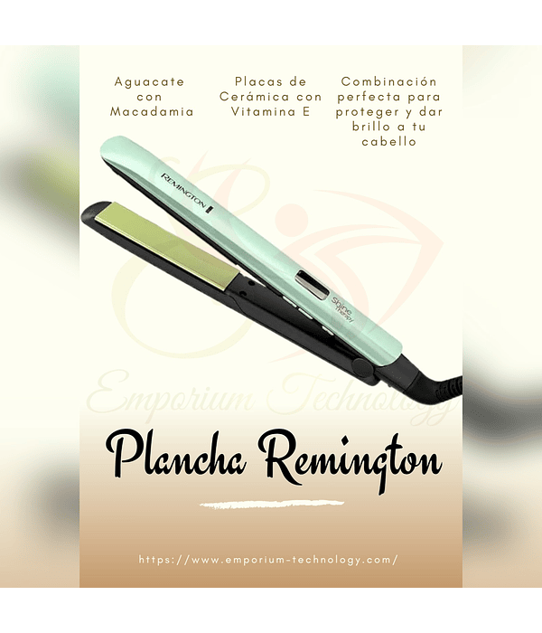 Plancha Remington Aguacate y Macadamia