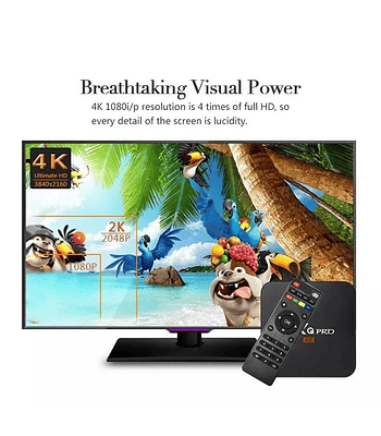 TV BOX MXQ PRO 4K 2 GB RAM / 16 GB ROM