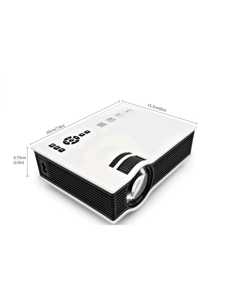 Combo Proyector LED 1200 Lummens Wifi +Barra de sonido 40cms 