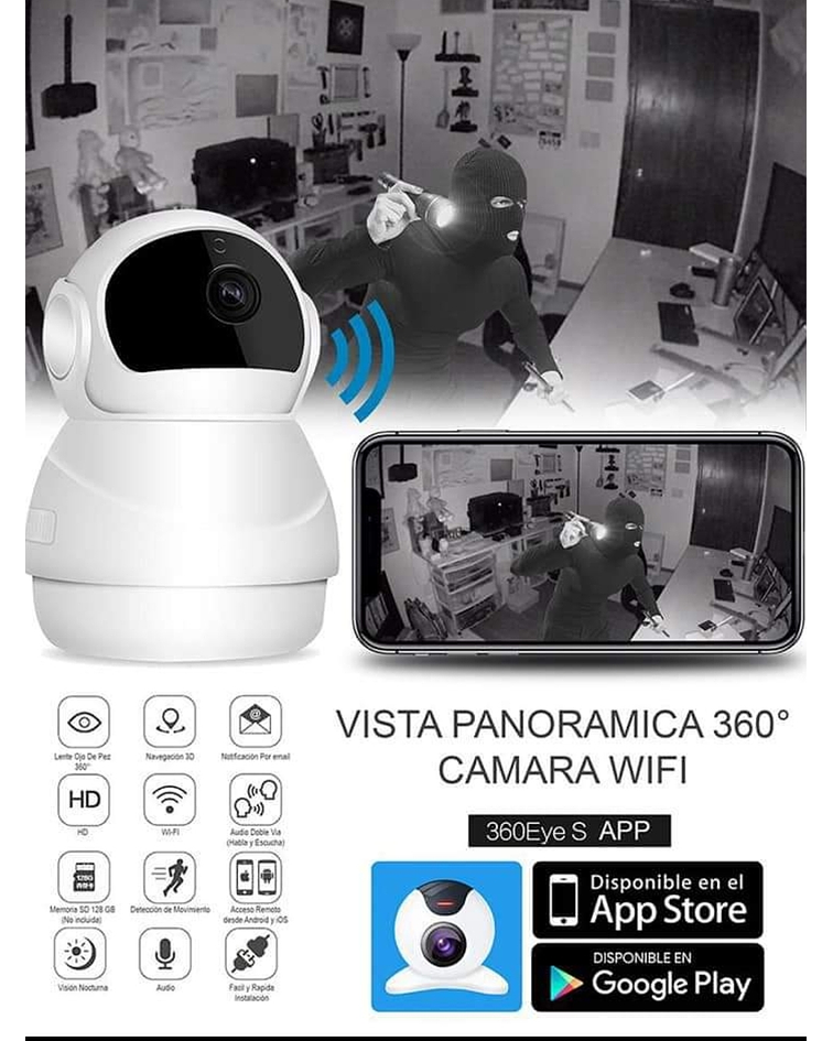 Camara Robótica IP 360 Eye