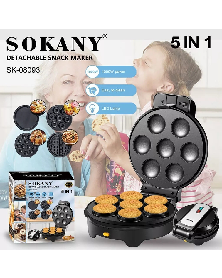 Waflera 5 en 1 Sokany SK-08093