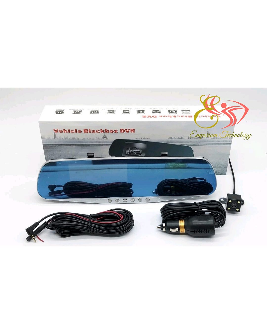beler 3.5 1080 p coche DVR espejo retrovisor video grabadora dual cam  inversor cámara convertidor