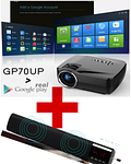 Proyector LED GP70 Android 1200 lummens 