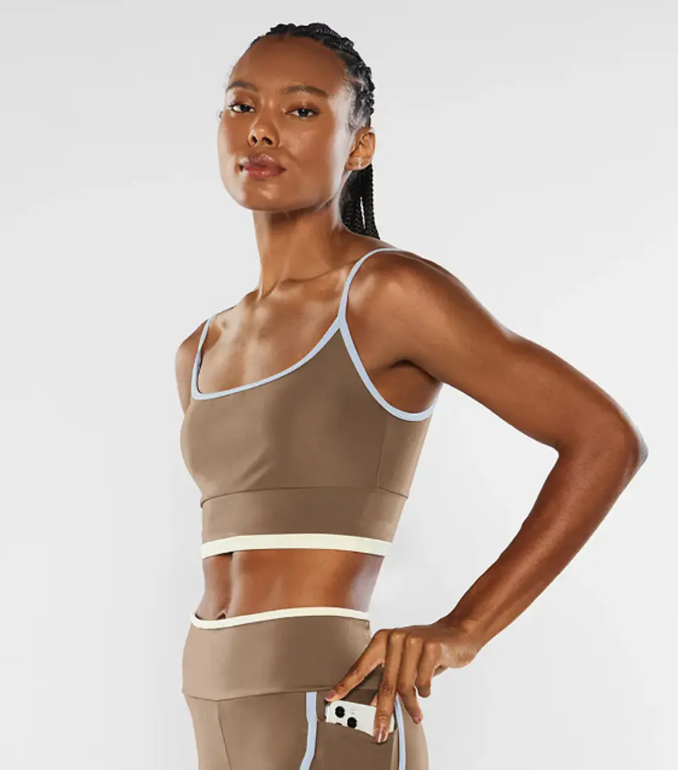 Top Alça Reta Body Peach Almond - 5832 1